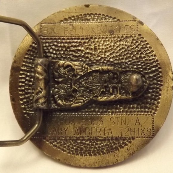 Vintage Target Irrigation Ltd. Brass Belt Buckle - Picture 4 of 5